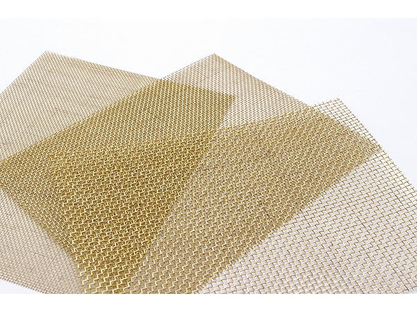 Brass Wire C Mesh #100 (Reticulation 0.15mm, Wire Diameter 0.10mm)