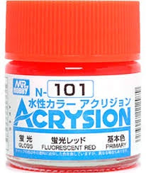 Acrysion N101 - Fluorescent Red (Semi-Gloss/Primary)