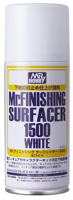 Mr Finishing Surfacer 1500 White Can B529