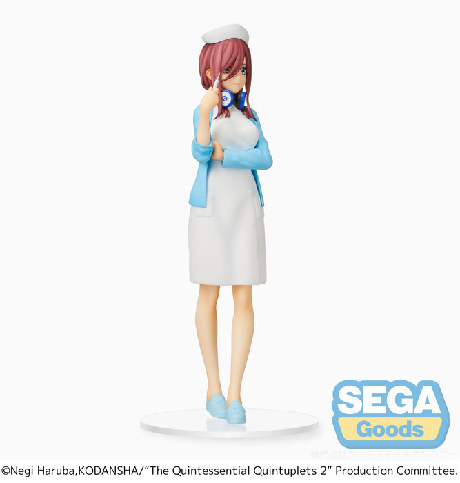 The Quintessential Quintuplets 2 Series Miku Nakano" Nurse Ver. SPM Figure