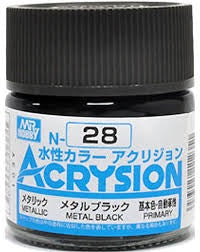 Acrysion N28 - Metal Black (Metallic/Primary)