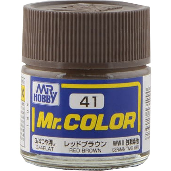 Mr Color 41 - Red Brown (Flat/Tank) C41