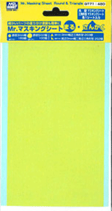 Mr. Masking Sheet Round/Triangle - GT71