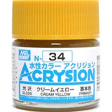 Acrysion N34 - Cream Yellow (Gloss/Primary)