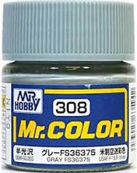 Mr Color 308 Gray FS36375 (Semi-Gloss/Aircraft) C308