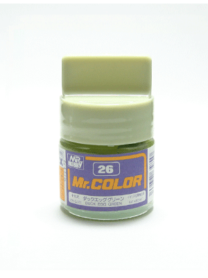 Mr. Color 26 - Duck Egg Green (Semi-Gloss/Aircraft) C26