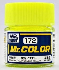 Mr Color 172 - Fluorescent Yellow (Gloss/Primary) C172
