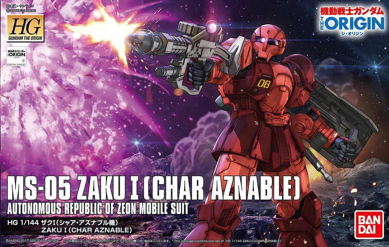HGOG 015 MS-05 Char Aznable's Zaku I 1/144