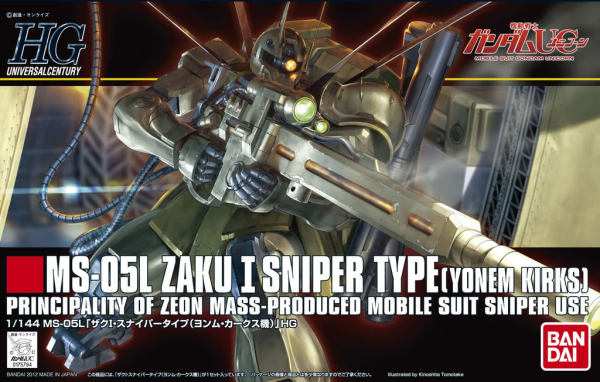HGUC 137 Zaku I Sniper Type (Yonem Kirks Custom) 1/144