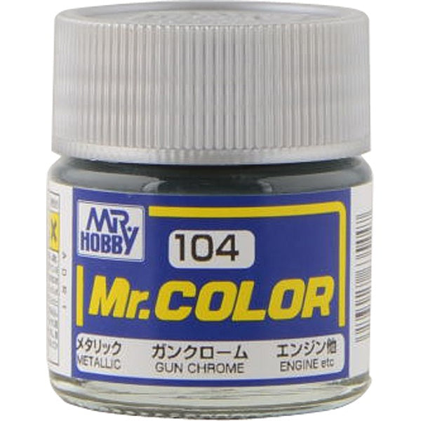 Mr Color 104 - Gun Chrome (Metallic Gloss/Primary) C104