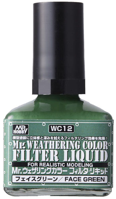 Mr Weathering Color WC12 - Filter Liquid Green