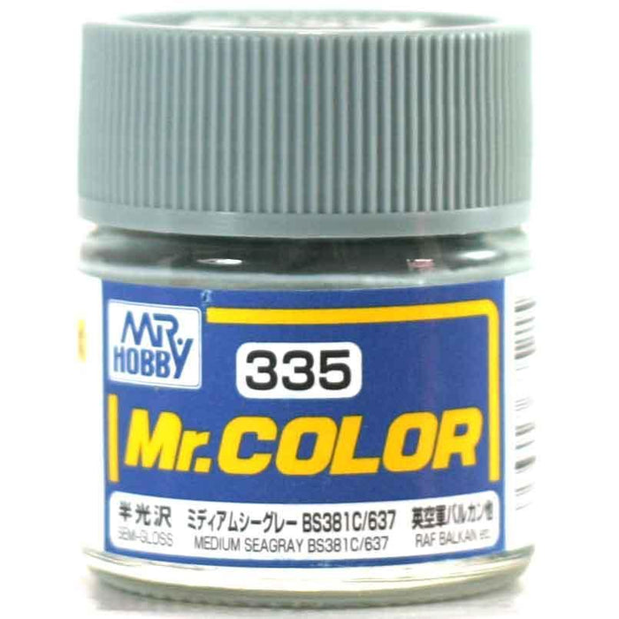 Mr Color 335 - Medium Seagray BS381C 637 (Semi-Gloss/Aircraft) C335