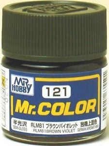Mr Color 121 - RLM81 Brown Violet (Semi-Gloss/Aircraft) C121