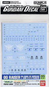 Gundam Decal 77 - PG 00 Raiser A