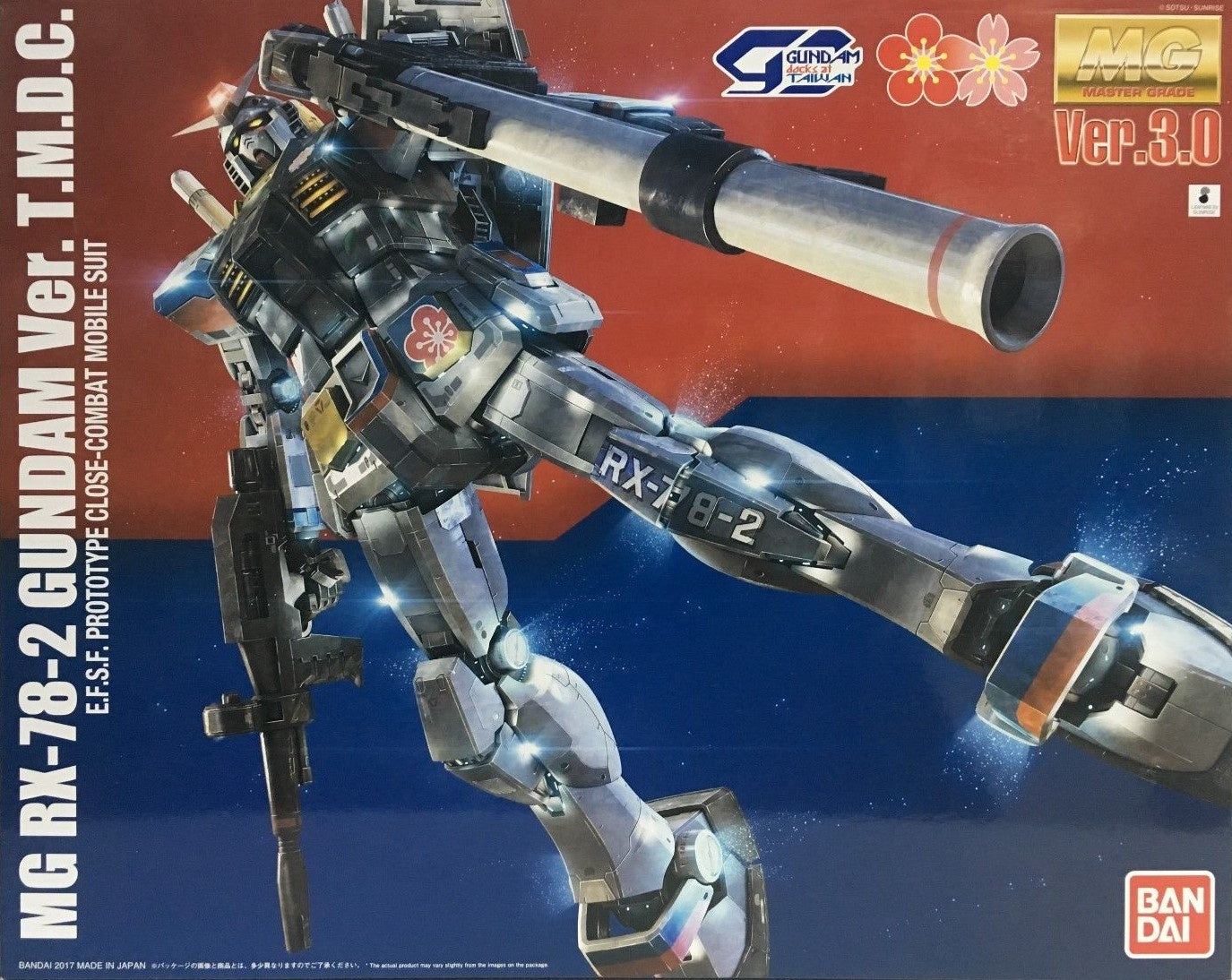 MG RX-78-2 Gundam Ver. T.M.D.C. 3.0 Gundam Docks at Taiwan 1/100