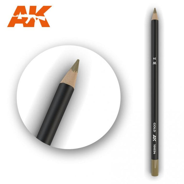 AK10034 Watercolor Pencil Gold