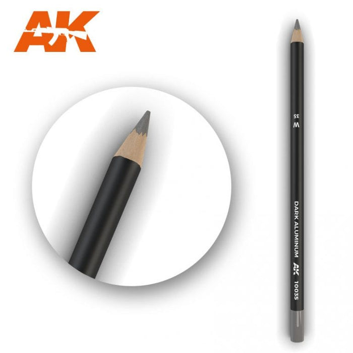 AK10035 Watercolor Pencil Dark Aluminum Nickel