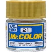 Mr Color 21 - Middle Stone (Semi-Gloss/Aircraft) C21