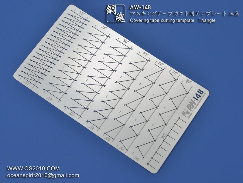 MAD - AW148 Masking Tape Cutting Template Triangle