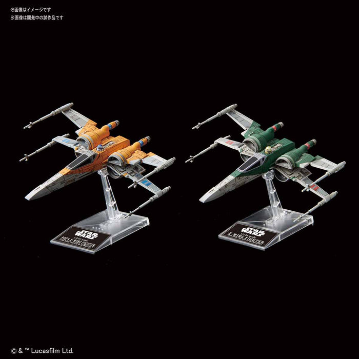 SW - Poe's X-Wing Fighter & X-Wing Fighter (Star Wars The Rise Of Skywalker) 1/144