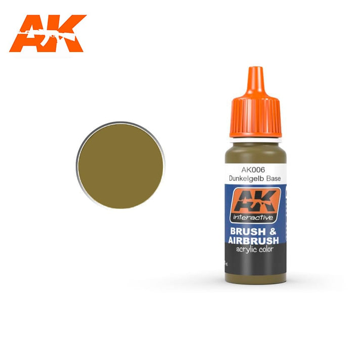 CLEARANCE *  AFV AK006 Dunkelgelb base 17ml