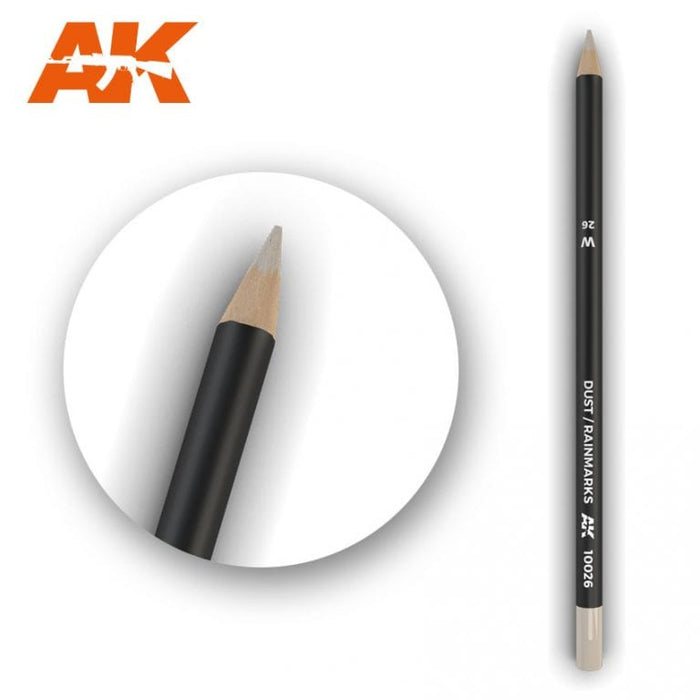 AK10026 Watercolor Pencil Dust-Rainmarks