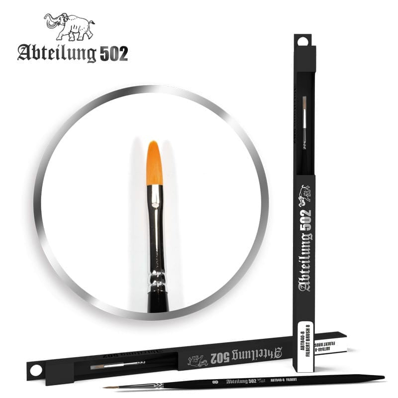 ABT8408 Filbert Brush 8