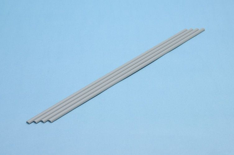Half Circle 2.0mm (Gray) Stick Plastic Materials 6pcs