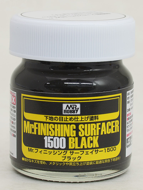Mr Finishing Surfacer 1500 Black Bottle SF288