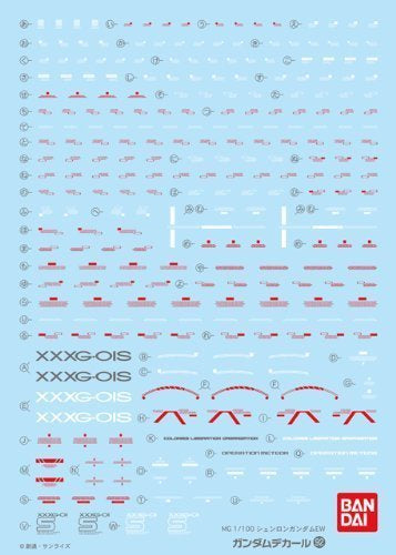 Gundam Decal 92 - MG Shenlong Gundam EW