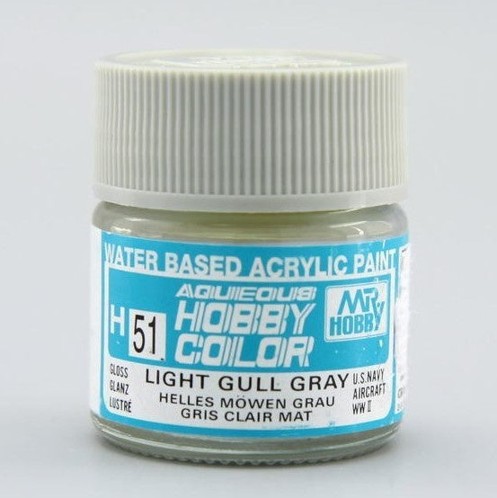 Aqueous - H51 Gloss Light Gull Gray (Us Navy Aircraft)