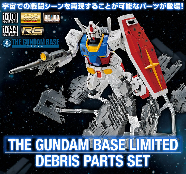 The Gundam Base Limited Debris Parts Set Action Base