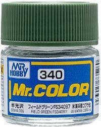 Mr Color 340 Field Green FS34097 (Semi-Gloss/Aircraft) C340