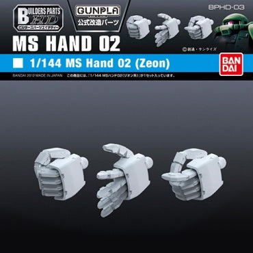 Builders Parts - HD MS Hand 02 (ZEON) 1/144