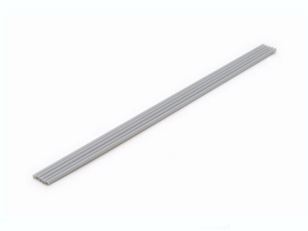 Plastic Pipe (Gray) Wall Thin (250mm x 3.0mm 5pcs)