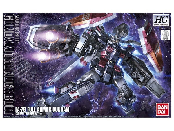 HGTB Full Armor Gundam Anime Color Ver (Gundam Thunderbolt Ver) 1/144