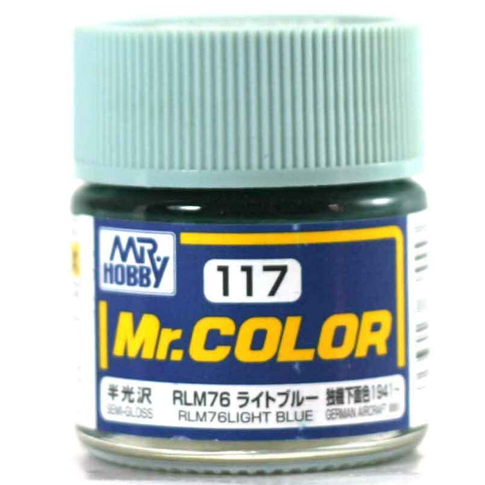 Mr Color 117 - RLM76 Light Blue (Semi-Gloss/Aircraft) C117