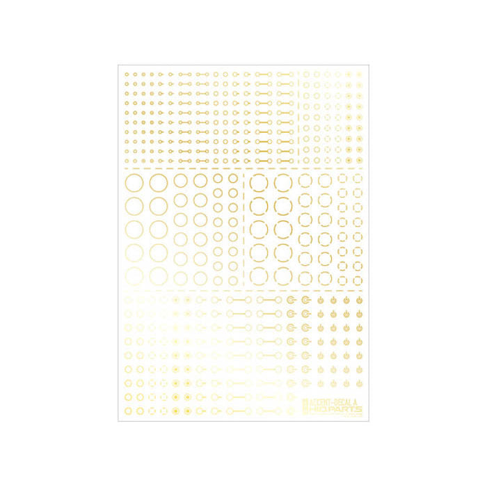 [Clearance] ACD-A-GO Accent Decal A Gold (1 Sheets)