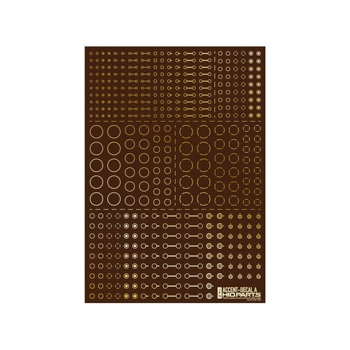 [Clearance] ACD-A-GO Accent Decal A Gold (1 Sheets)