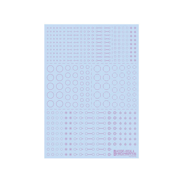 [Clearance] ACD-A-LP Accent Decal A Light Purple (1 Sheets)
