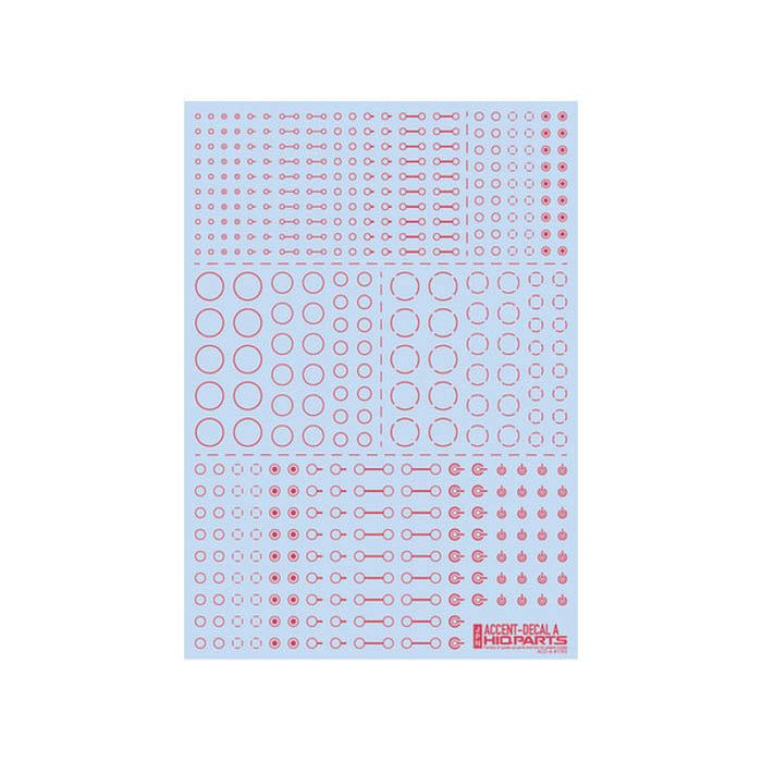 [Clearance] ACD-A-PI Accent Decal A Pink (1 Sheets)