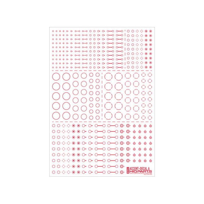 [Clearance] ACD-A-PI Accent Decal A Pink (1 Sheets)