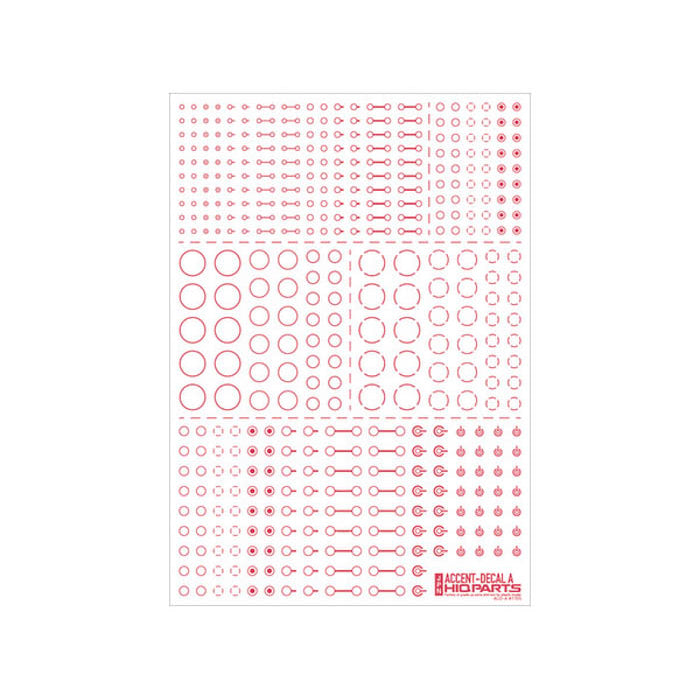 ACD-A-PI Accent Decal A Pink (1 Sheets)