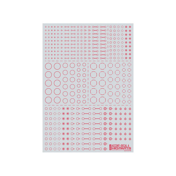 [Clearance] ACD-A-PI Accent Decal A Pink (1 Sheets)