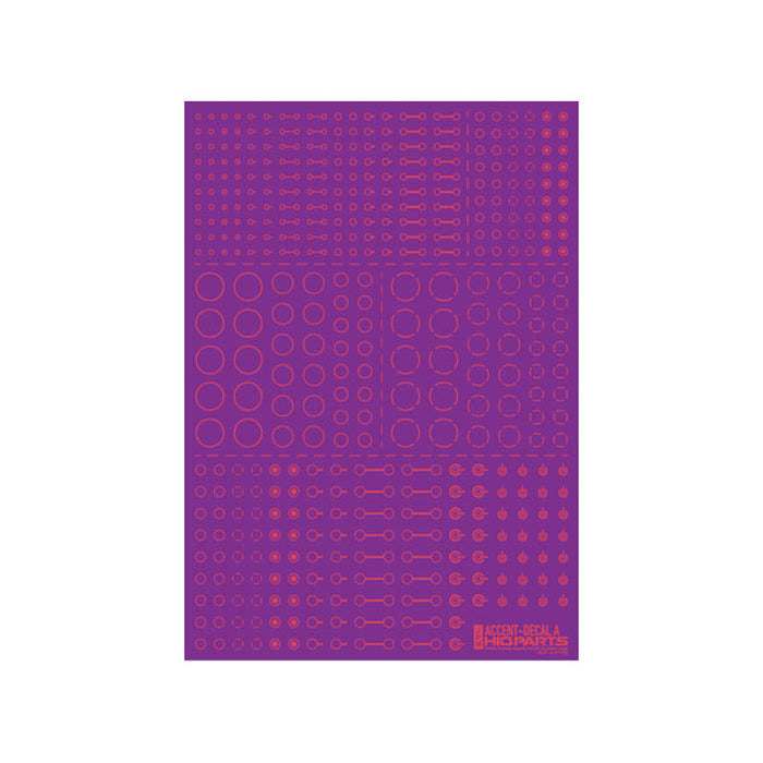 [Clearance] ACD-A-PI Accent Decal A Pink (1 Sheets)