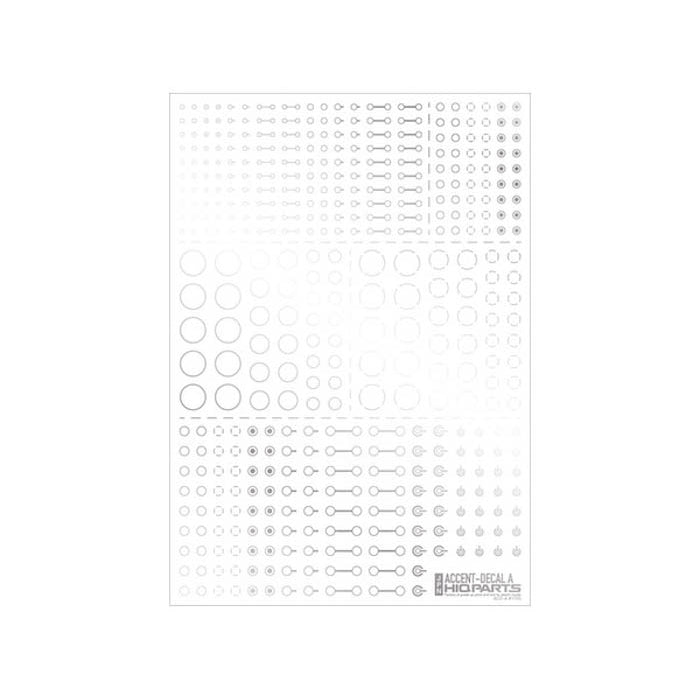 [Clearance] ACD-A-SI Accent Decal A Silver (1 Sheets)