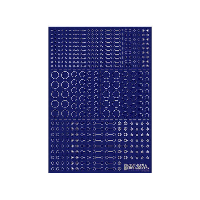 [Clearance] ACD-A-SI Accent Decal A Silver (1 Sheets)