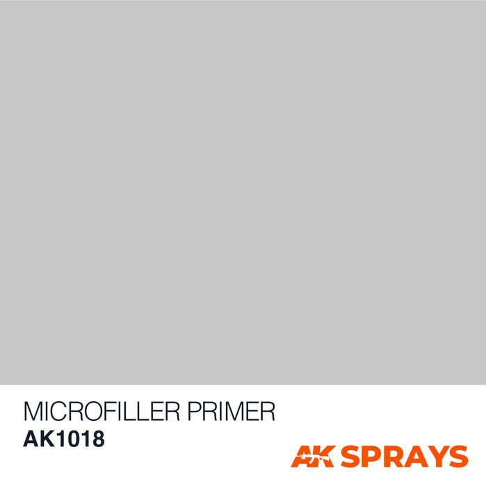 AK-1018 Microfiller Primer Spray 150ml (Includes 2 Nozzles)