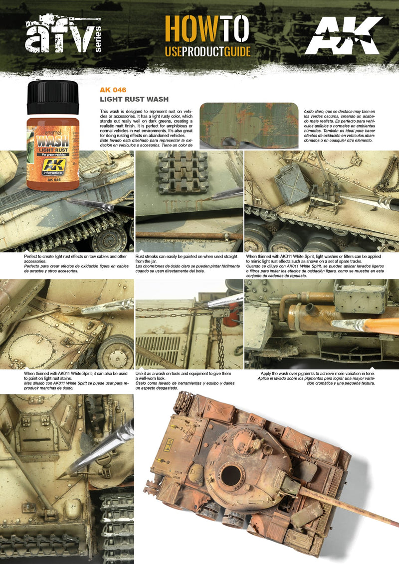 AK046 Light Rust Wash