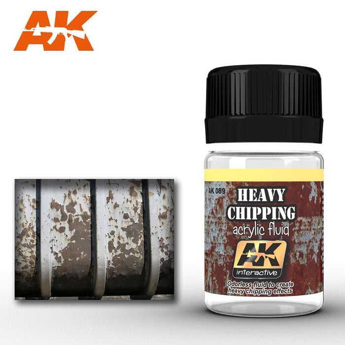 AK089 Heavy Chipping Effects Acrylic Fluid